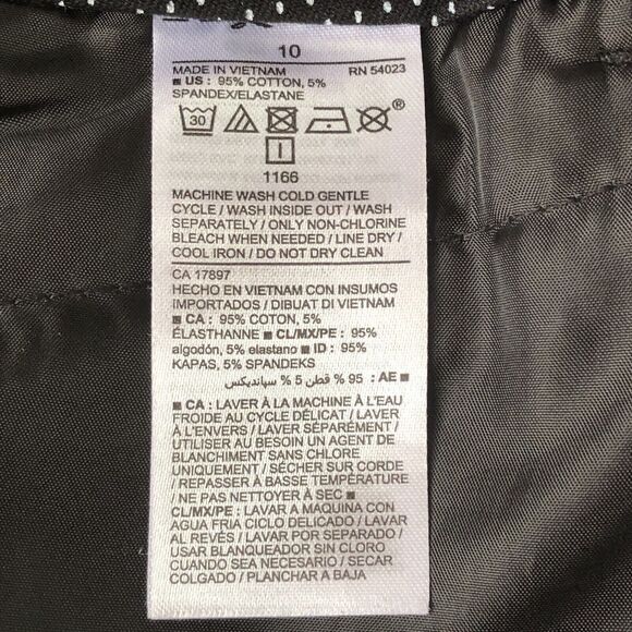 Old Navy Women's Pixie Mid Rise Crop Pants Tiny Dots Size 10 - Picture 10 of 13